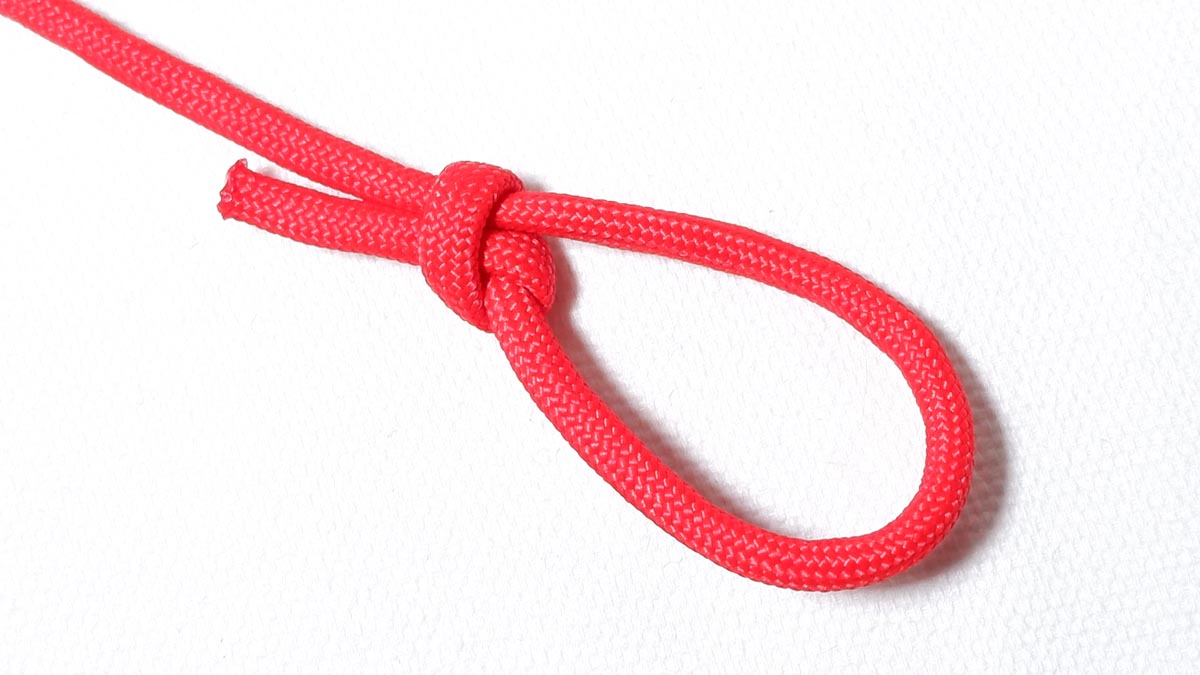 引き解け結びの結び方！ビニール袋を縛るときにも 超便利なロープワーク！ How To Tie a Slip Knot