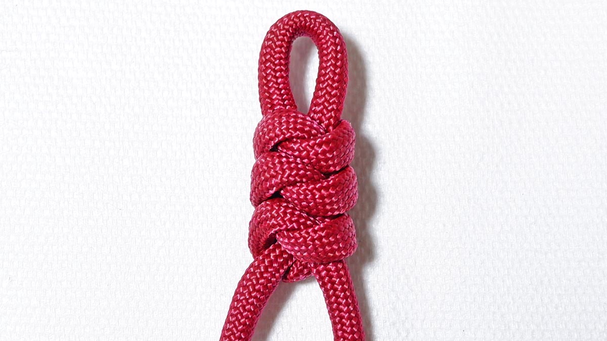 スネークノット（つゆ結び）の編み方・結び方！応用してパラコードブレスレットやキーホルダーも作れる！ Paracord Snake Knot