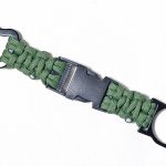 【5分で簡単リメイク】パラコードでペットボトルホルダーの編み方！平編み（コブラ編み）Paracord Plastic Bottle Holder