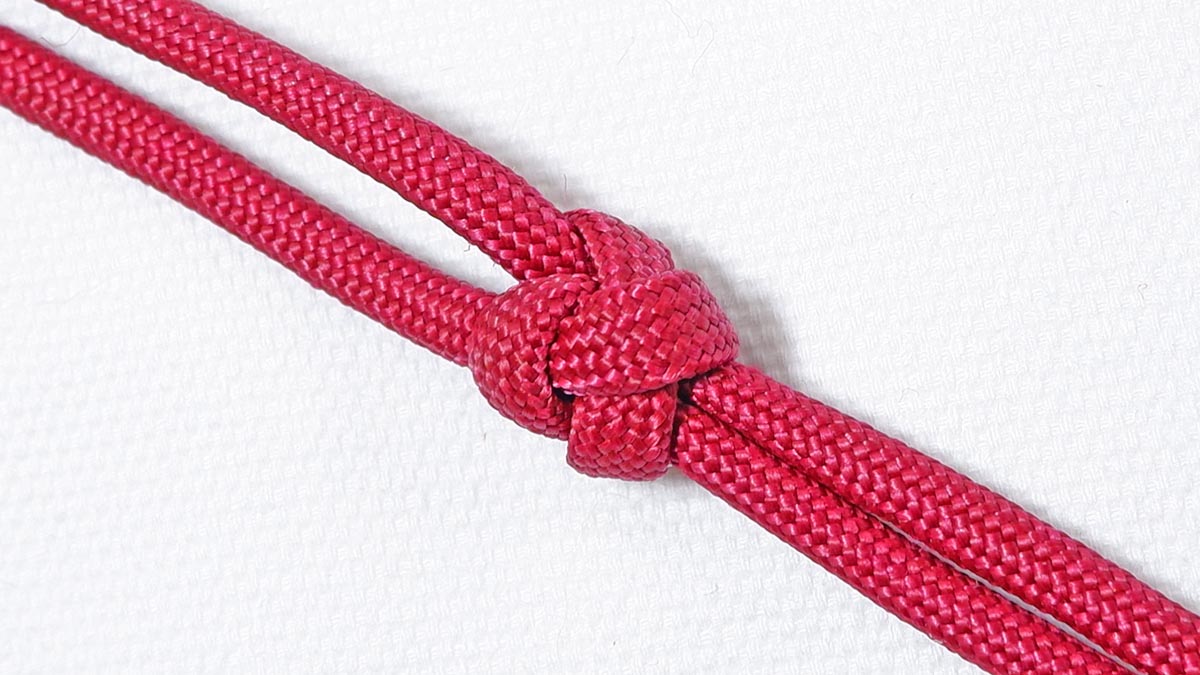 最も簡単な ダイヤモンドノットの結び方！2本の紐で綺麗な玉結びをする方法！ Most Easy Diamond Knot