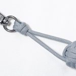 パラコードでキーホルダーの編み方！モンキーフィストノット Paracord Monkey’s Fist Keychain with Marble