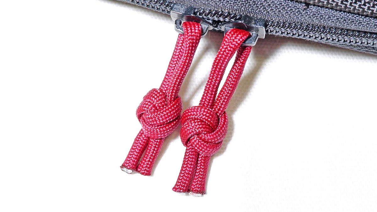 【握りやすさUP】パラコードでジッパータブの編み方！ダブルスネークノット Paracord Zipper Pull Double Snake Knot