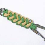 パラコードでジッパー編みのキーホルダーの作り方！