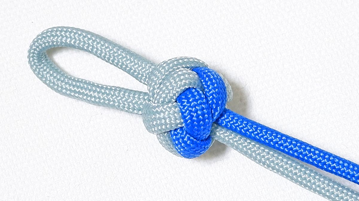 ワイド・ダイヤモンドノット（2色編み）の結び方！【2本の紐で綺麗な玉結びをする方法！】