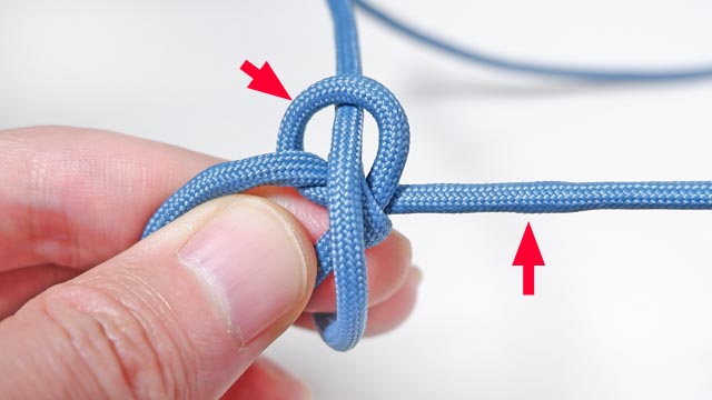 スネークノット（つゆ結び）の結び方、Tibetan Snake Knot