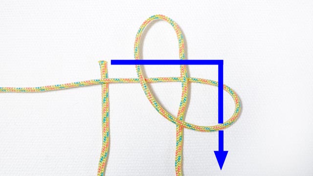 パラコードでスネークノットのジッパータブの編み方