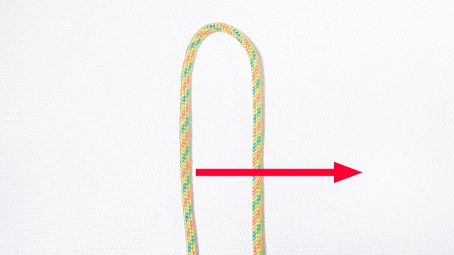 パラコードで叶結び（クロスノット）のジッパータブの編み方