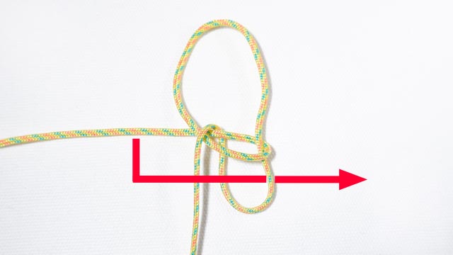 パラコードで叶結び（クロスノット）のジッパータブの編み方