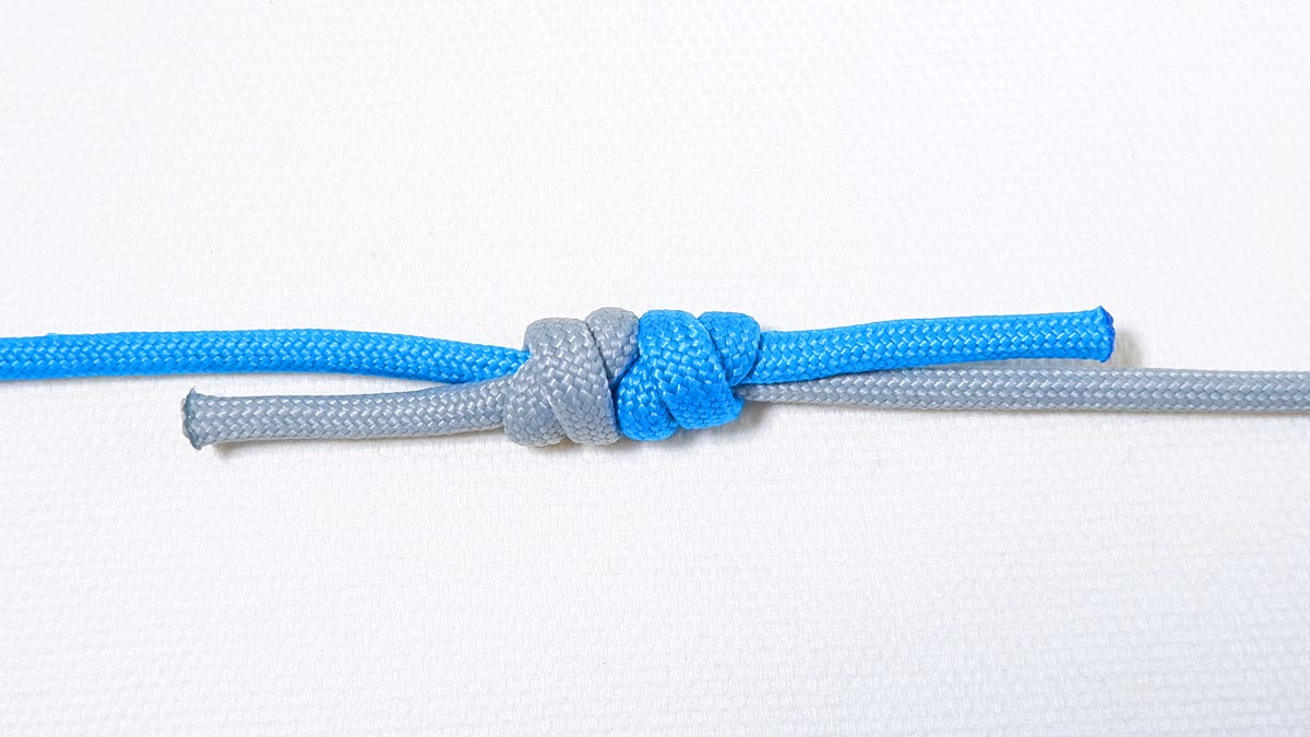 【高強度で クライミングにも使える】ダブルフィッシャーマンズノットの結び方！2本のロープを繋げる結び