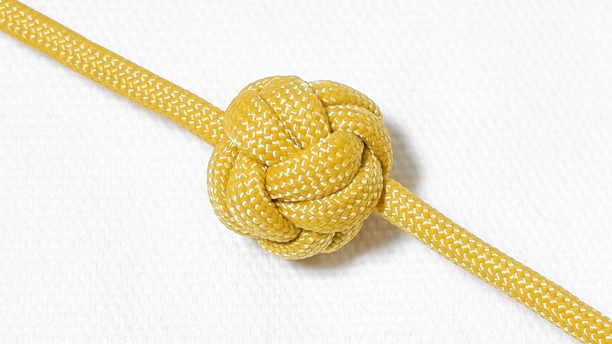 ダブル・ダイヤモンドノットの結び方！1本の紐で綺麗な玉結びをする方法！