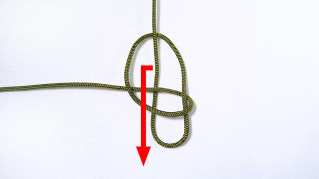 パラコードで叶結びのジッパータブの編み方
