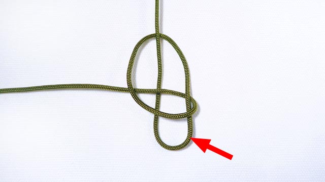 パラコードで叶結びのジッパータブの編み方
