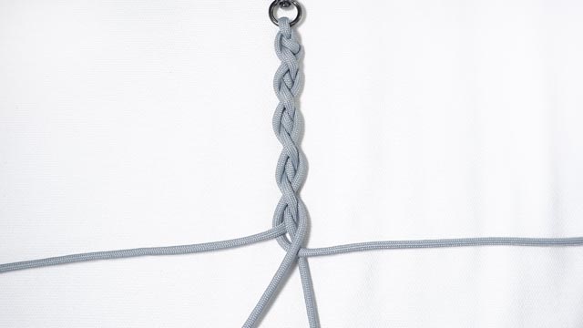 パラコードでウォレットチェーンの編み方、Chain Link編み