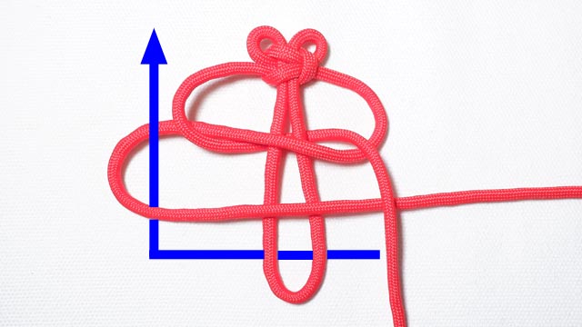 パラコードで赤トンボのキーホルダーの作り方、平編み（コブラ編み）