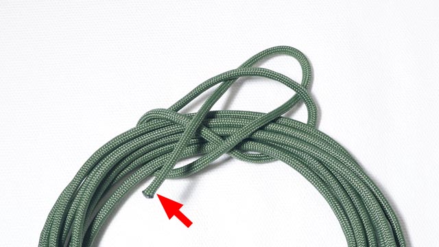 ロープの簡単な束ね方