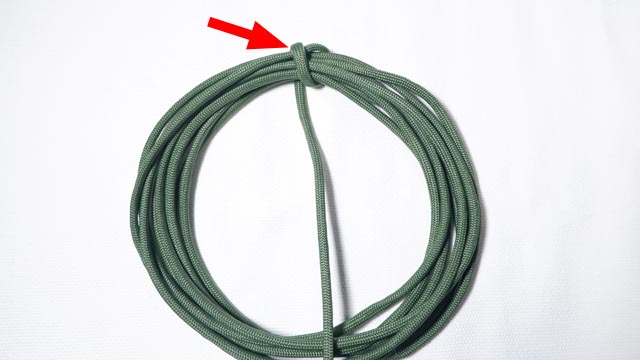 ロープの簡単な束ね方 