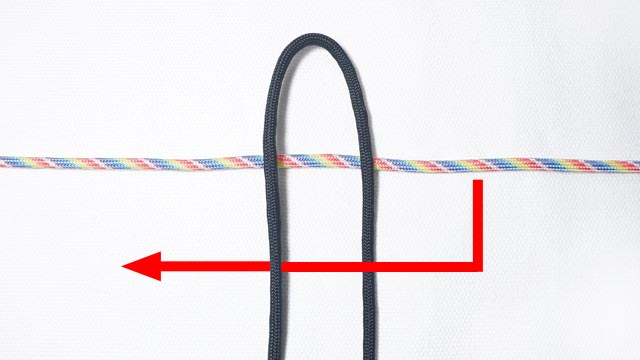 パラコードでダブルスネークノットのキーホルダーの作り方