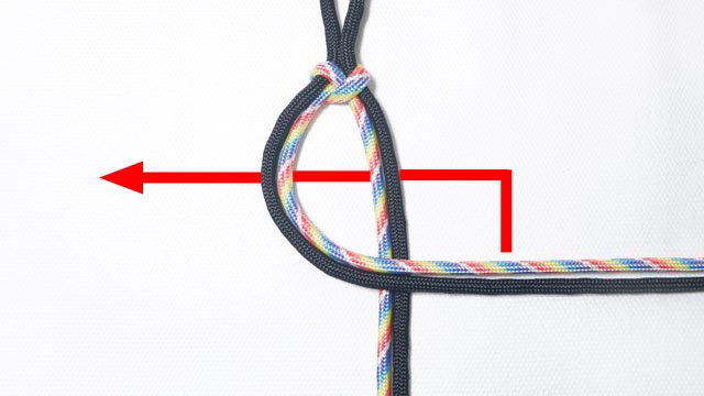 パラコードでダブルスネークノットのキーホルダーの作り方