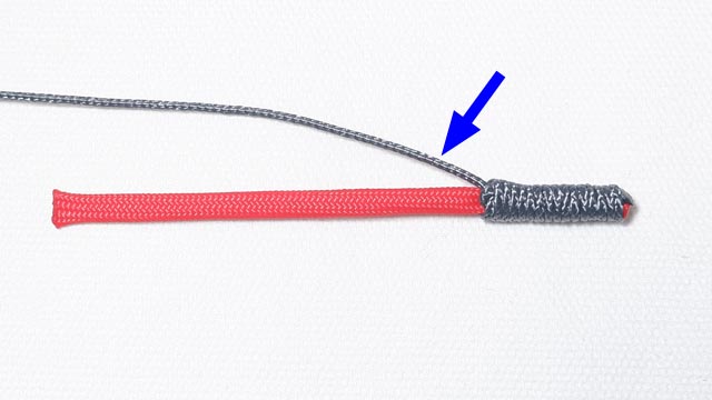 パラコードで忍者（刀）の人形のキーホルダーの作り方