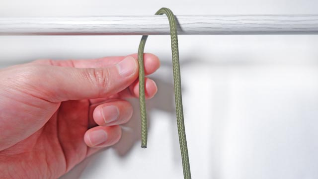 罠もやい結び（ランニングボーライン）の結び方