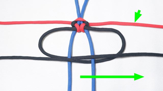 パラコードでSanctified編みのキーホルダーの作り方