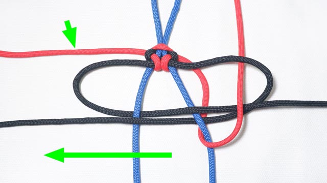 パラコードでSanctified編みのキーホルダーの作り方
