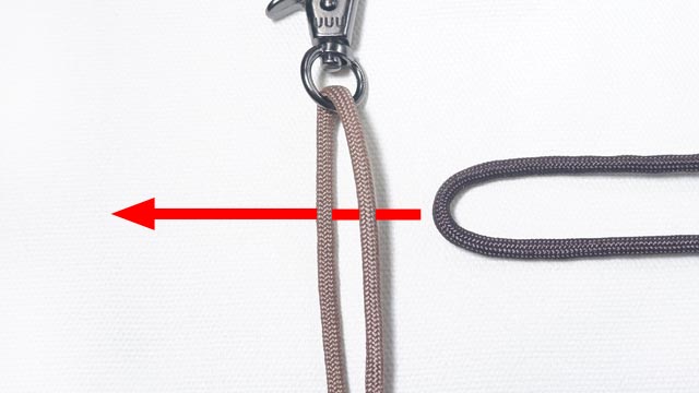 パラコードで肉球編みのキーホルダーの編み方