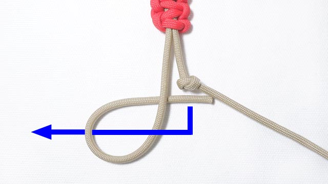 パラコードでバスケットボールの人形キーホルダーの編み方