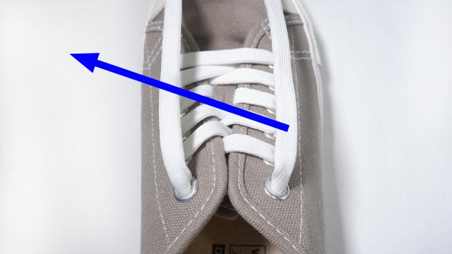 イアンセキュアノットで靴紐の結び方