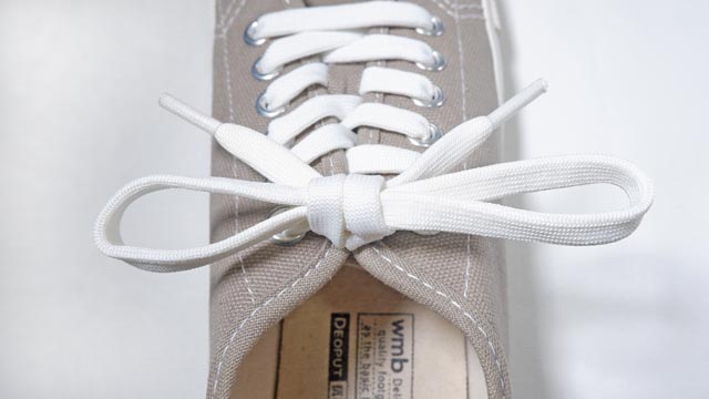 イアンセキュアノットで靴紐の結び方