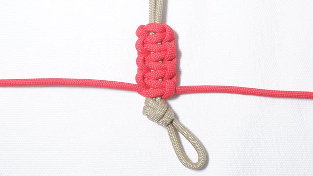 パラコードでバスケットボールの人形キーホルダーの編み方 